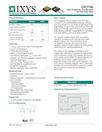 CPC1786J Datasheet Cover