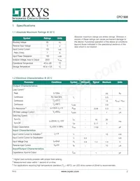 CPC1908J Datasheet Pagina 2