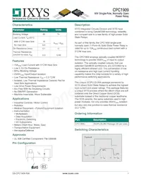 CPC1909J Datasheet Cover