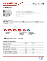 D53RV50C Datasheet Cover