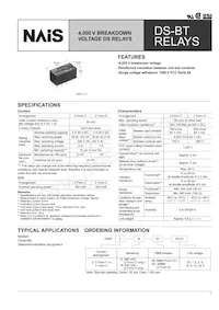 DSBT2-S-DC9V Datasheet Cover