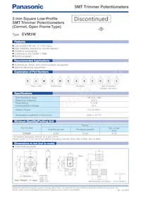 EVM-3WSX80BY2 Datenblatt Cover