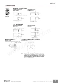 G2AK-232A DC24數據表 頁面 5