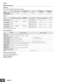 G3PJ-225B DC12-24 Datasheet Page 2