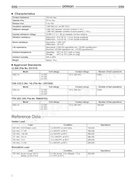 G5G-1A DC18 Datasheet Page 2
