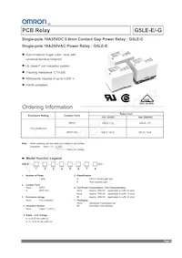 G5LE-1-G DC20 Datasheet Copertura