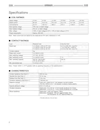 G5S-1-DC5 Datasheet Pagina 2