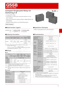 G5SB-1 DC9 Datasheet Cover