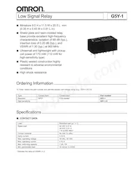 G5Y-1-H-DC5 Datasheet Cover