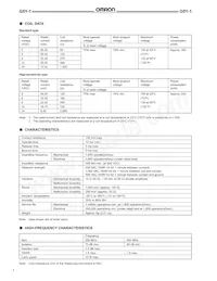 G5Y-1-H-DC5 Datasheet Pagina 2