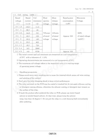 G6A-2-H-DC12 Datasheet Pagina 8