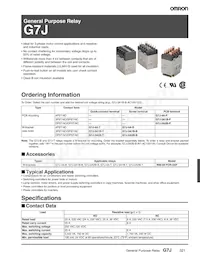 G7J-4A-B-KM-W1 AC200/240 Datenblatt Cover