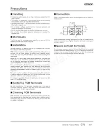 G7J-4A-B-KM-W1 AC200/240 Datasheet Pagina 7