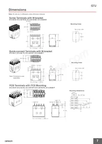 G7J-4A-P-CB-IN DC24V Datasheet Page 7