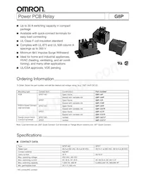 G8P-1CTP DC9 Datasheet Cover