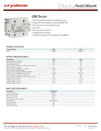 GN050DSR Datasheet Copertura