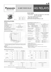 HG4-AC240V-F Datasheet Cover