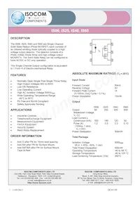 IS40SMT&R Datasheet Cover