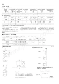 JA1C-TM-AC24V-F Datasheet Pagina 2