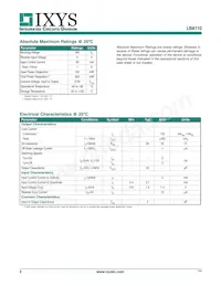 LBA110P Datasheet Page 2