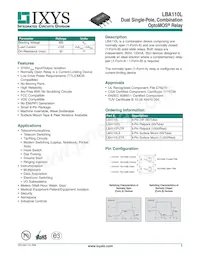 LBA110PLTR Datasheet Cover