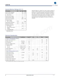 LCA210L Datasheet Page 2
