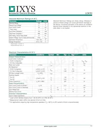 LCA701STR Datasheet Page 2