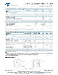 LH1500AT Datasheet Pagina 2