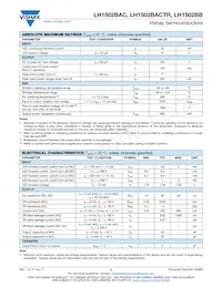 LH1502BACTR Datasheet Page 2