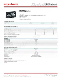 MCMX100D6 Datasheet Cover