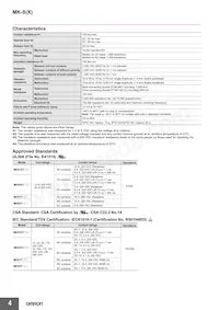 MKS1XTIN-10 AC100數據表 頁面 4