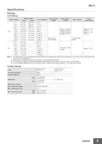 MKS3PIN-2 DC24 Datasheet Pagina 3