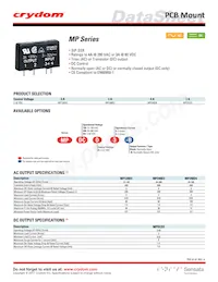 MP120D4 Datasheet Cover