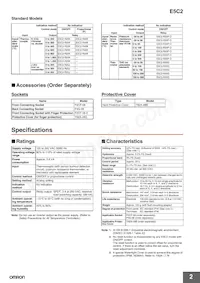 P2CF-08-E Datasheet Page 2