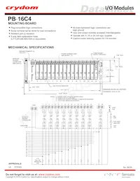 PB-16C4H Datasheet Cover