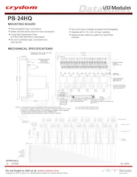 PB-24HQ Datasheet Copertura