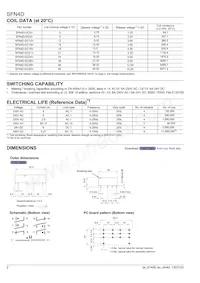 SFN4D-DC24V數據表 頁面 2
