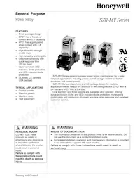 SZR-MY4-N1-DC12V Datasheet Cover