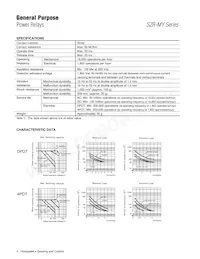 SZR-MY4-N1-DC12V Datasheet Pagina 4