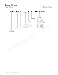 SZR-MY4-N1-DC12V Datasheet Pagina 6