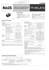 TF2-5V Datasheet Cover