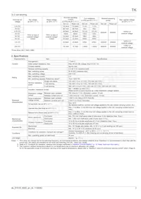 TK1-L2-9V Datasheet Pagina 3