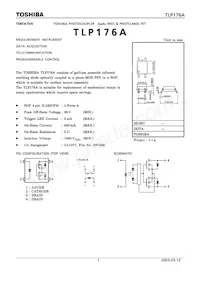 TLP176A(F) Datasheet Cover