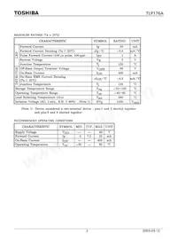 TLP176A(F)數據表 頁面 2