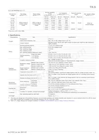 TXS2SS-LT-24V-Z Datasheet Page 3