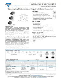 4N26-X017T Datasheet Cover