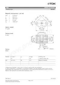 B65807J0160A087 데이터 시트 페이지 2