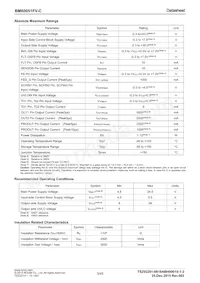 BM60051FV-CE2 Datasheet Pagina 3