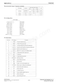 BM6102FV-CE2 Datasheet Pagina 2