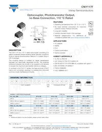 CNY117F-4X017T Datenblatt Cover